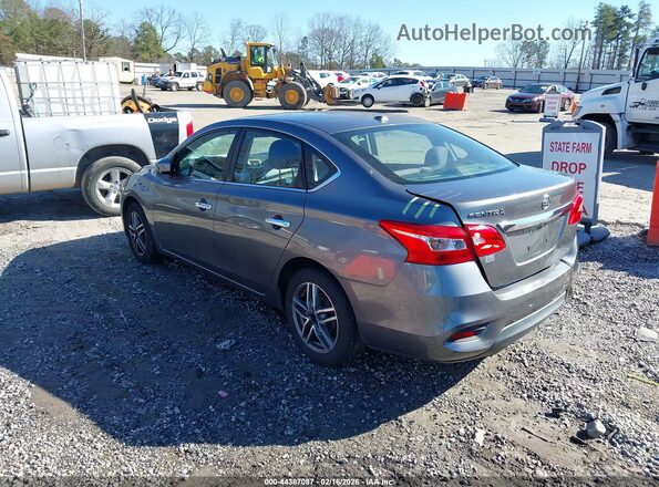 3N1AB7AP2HL706116 2017 NISSAN SENTRA Серый Задняя левая четверть