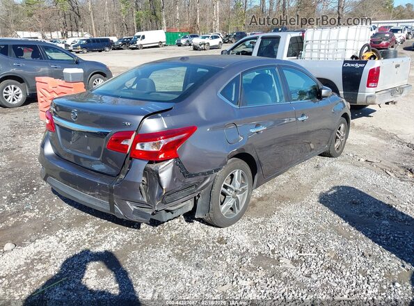 3N1AB7AP2HL706116 2017 NISSAN SENTRA Серый Задняя правая четверть