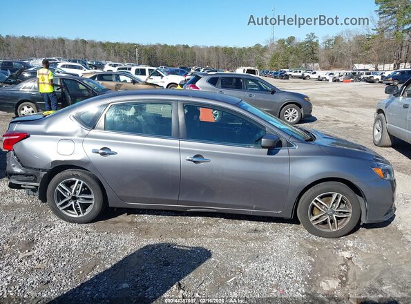 3N1AB7AP2HL706116 2017 NISSAN SENTRA Серый Вид задней части салона