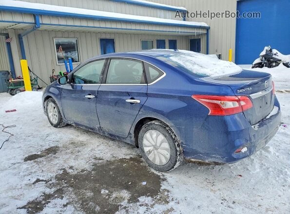3N1AB7AP2KY385723 2019 NISSAN SENTRA Blue 
