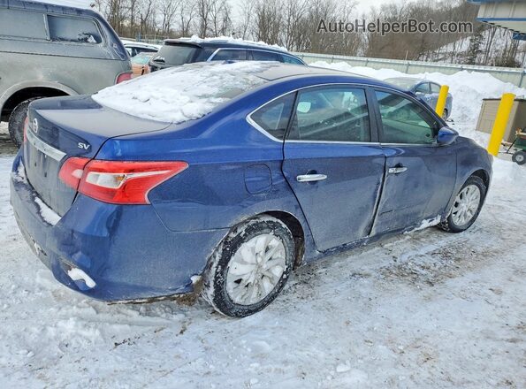 3N1AB7AP2KY385723 2019 NISSAN SENTRA Blue 