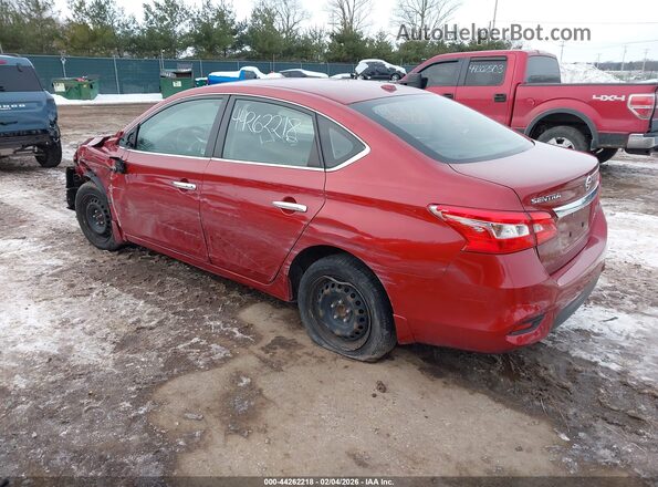 3N1AB7AP3HY288460 2017 NISSAN SENTRA Red უკანა მარცხენა