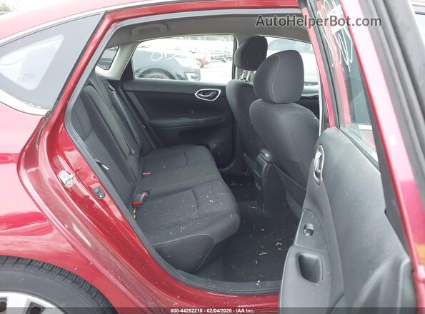 3N1AB7AP3HY288460 2017 NISSAN SENTRA Red VIN კოდის სტიკერის ხედი