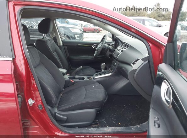 3N1AB7AP3HY288460 2017 NISSAN SENTRA Red წინა სალონის ხედი