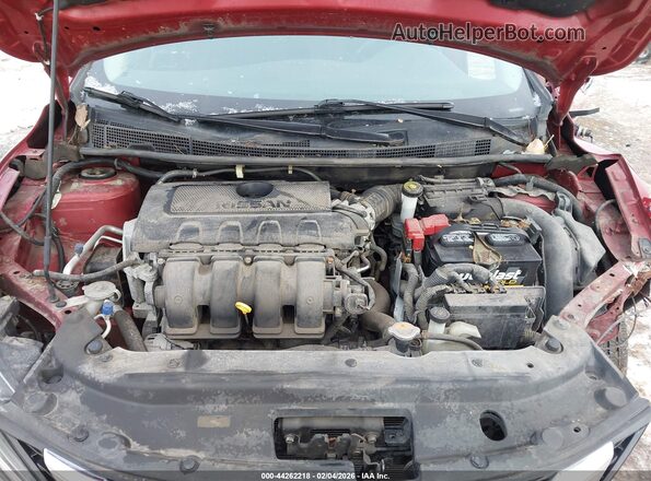 3N1AB7AP3HY288460 2017 NISSAN SENTRA Red უკანა ხედი