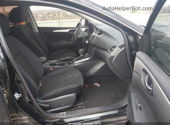 3N1AB7AP3HY331498 2017 NISSAN SENTRA Черный Вид салона спереди