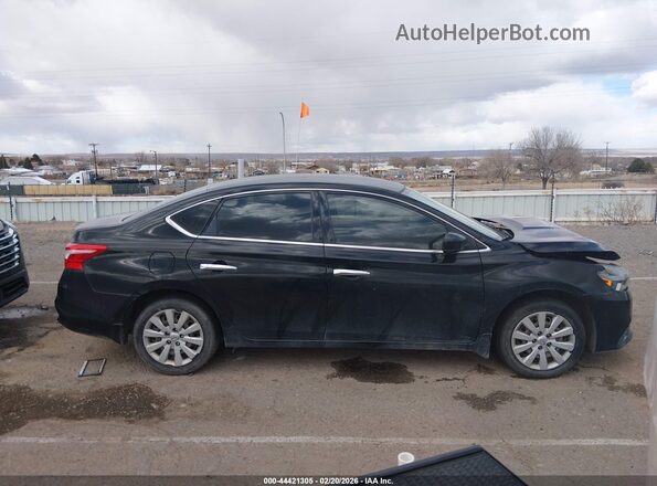 3N1AB7AP3HY331498 2017 NISSAN SENTRA Черный Вид задней части салона