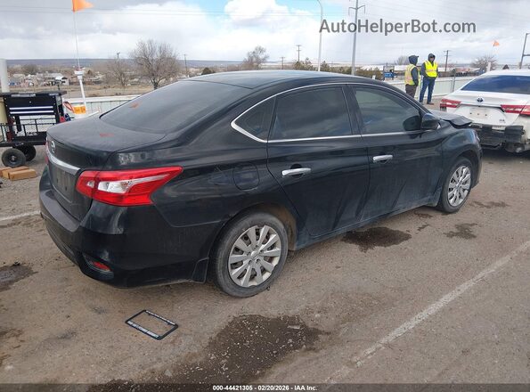 3N1AB7AP3HY331498 2017 NISSAN SENTRA Черный Задняя правая четверть