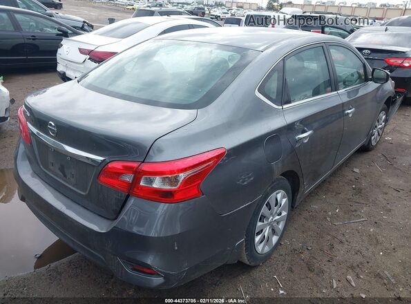3N1AB7AP3KY260522 2019 NISSAN SENTRA Gray Задня права чверть