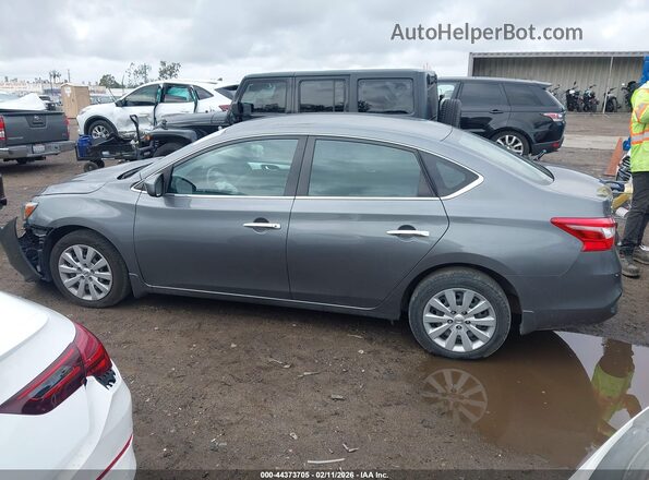 3N1AB7AP3KY260522 2019 NISSAN SENTRA Gray Панорамний вид салону 360°