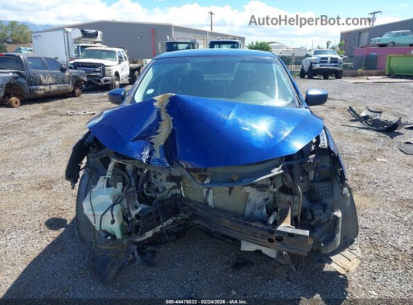 3N1AB7AP4HL657601 2017 NISSAN SENTRA Blue Вид задньої частини салону