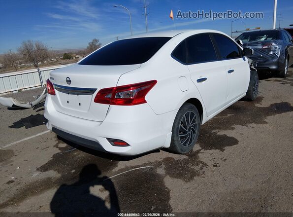 3N1AB7AP4HY332160 2017 NISSAN SENTRA White Задня права чверть
