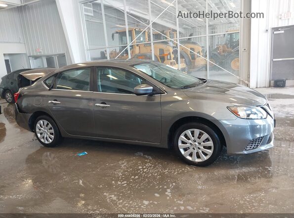 3N1AB7AP5JY205892 2018 NISSAN SENTRA Gray უკანა სალონის ხედი
