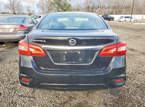 3N1AB7AP5KY242247 2019 NISSAN SENTRA Black Вид ззаду