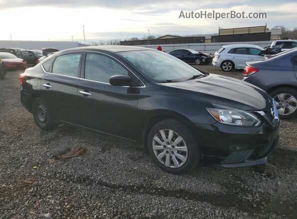 3N1AB7AP5KY242247 2019 NISSAN SENTRA Black Передня права чверть