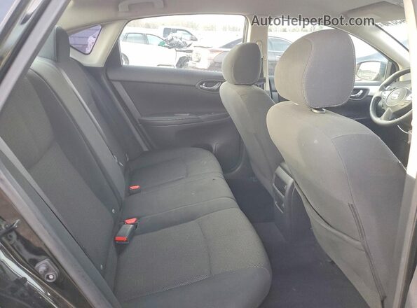 3N1AB7AP5KY242247 2019 NISSAN SENTRA Black Вид задніх сидінь