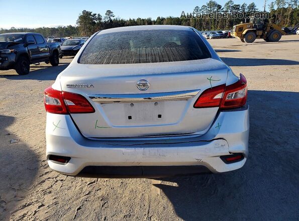 3N1AB7AP5KY277483 2019 NISSAN SENTRA Silver 