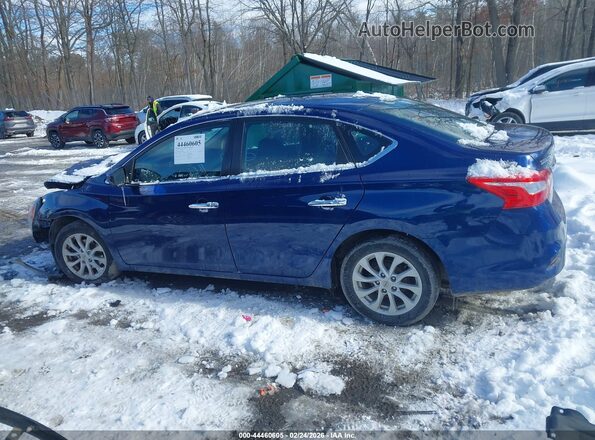 3N1AB7AP5KY412378 2019 NISSAN SENTRA Blue სალონის 360-გრადუსიანი ხედი