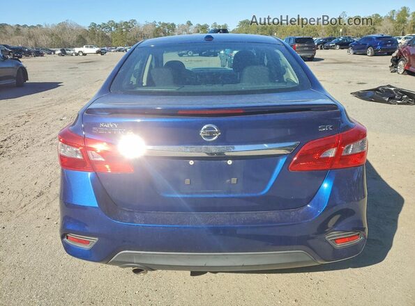 3N1AB7AP7HY205113 2017 NISSAN SENTRA Blue Widok z tyłu