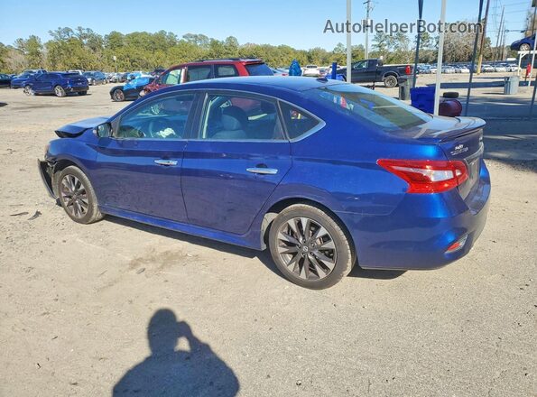 3N1AB7AP7HY205113 2017 NISSAN SENTRA Blue Tył lewy