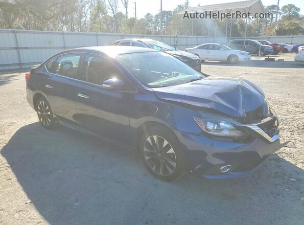 3N1AB7AP7HY205113 2017 NISSAN SENTRA Blue Przód prawy