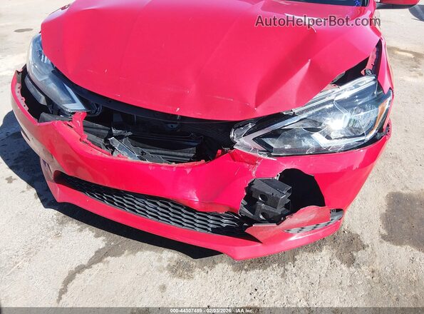 3N1AB7AP7HY373933 2017 NISSAN SENTRA Red წინა ხედი