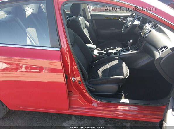 3N1AB7AP7HY373933 2017 NISSAN SENTRA Red წინა სალონის ხედი