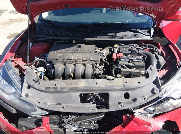 3N1AB7AP7HY373933 2017 NISSAN SENTRA Red უკანა ხედი