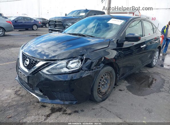 3N1AB7AP7JY230728 2018 NISSAN SENTRA Black Front left