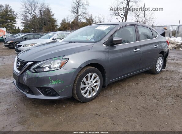 3N1AB7AP7KY201957 2019 NISSAN SENTRA Gray 