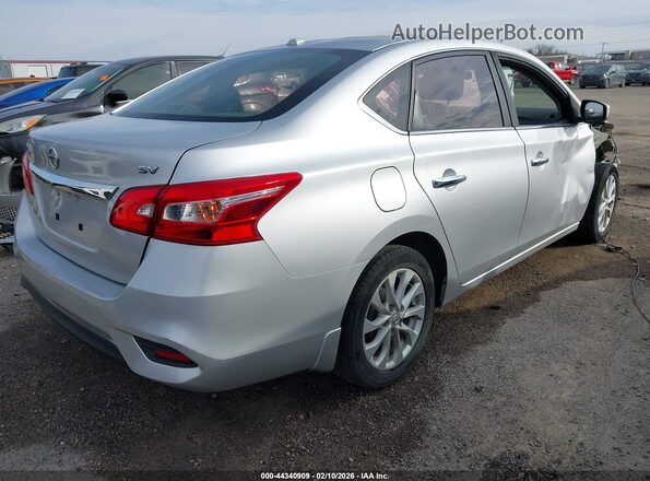 3N1AB7AP7KY242234 2019 NISSAN SENTRA Silver უკანა მარჯვენა