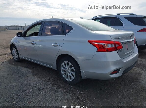 3N1AB7AP7KY242234 2019 NISSAN SENTRA Silver უკანა მარცხენა