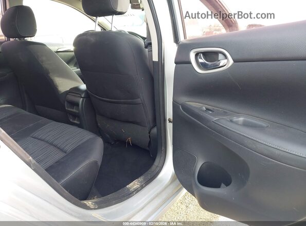 3N1AB7AP7KY242234 2019 NISSAN SENTRA Silver VIN კოდის სტიკერის ხედი
