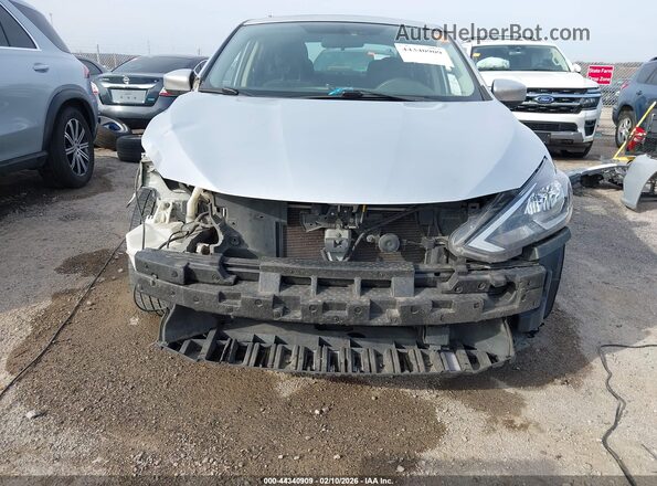 3N1AB7AP7KY242234 2019 NISSAN SENTRA Silver უკანა სალონის ხედი