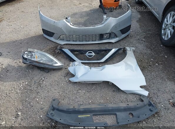 3N1AB7AP7KY242234 2019 NISSAN SENTRA Silver ხელსაწყოთა პანელის ხედი