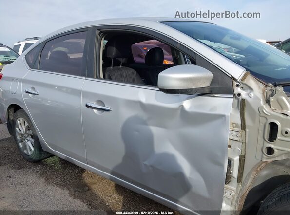 3N1AB7AP7KY242234 2019 NISSAN SENTRA Silver სალონის 360-გრადუსიანი ხედი