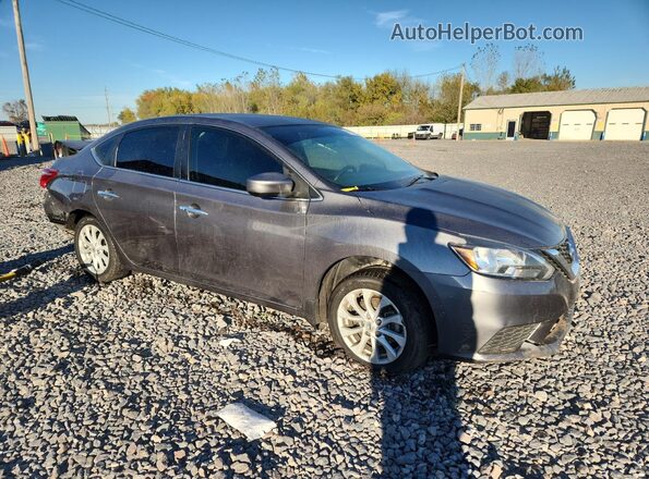 3N1AB7AP7KY244047 2019 NISSAN SENTRA Gray 