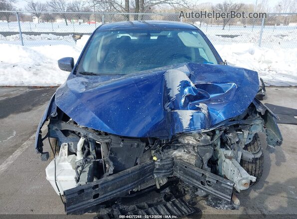 3N1AB7AP8JY216479 2018 NISSAN SENTRA Blue Dashboard view