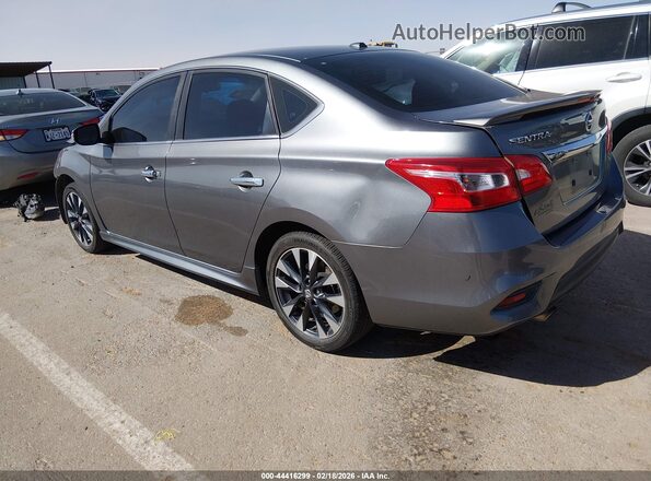 3N1AB7AP8JY268243 2018 NISSAN SENTRA Gray Tył lewy