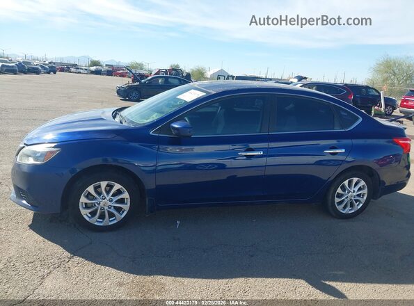 3N1AB7AP8KY202437 2019 NISSAN SENTRA Blue 