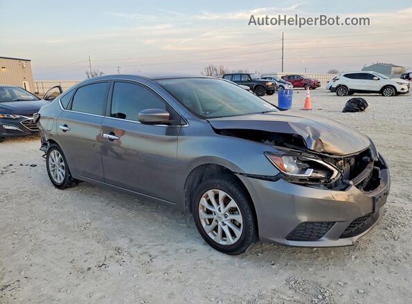 3N1AB7AP8KY371258 2019 NISSAN SENTRA Серый 