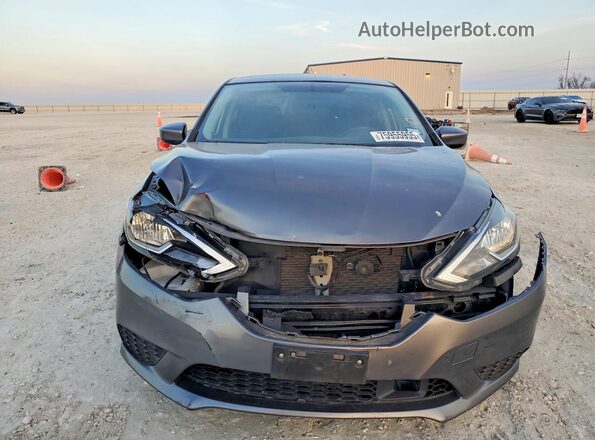 3N1AB7AP8KY371258 2019 NISSAN SENTRA Серый 