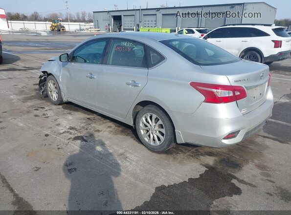 3N1AB7AP9KY262288 2019 NISSAN SENTRA Silver უკანა მარცხენა