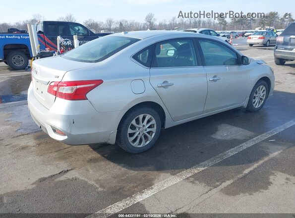 3N1AB7AP9KY262288 2019 NISSAN SENTRA Silver უკანა მარჯვენა