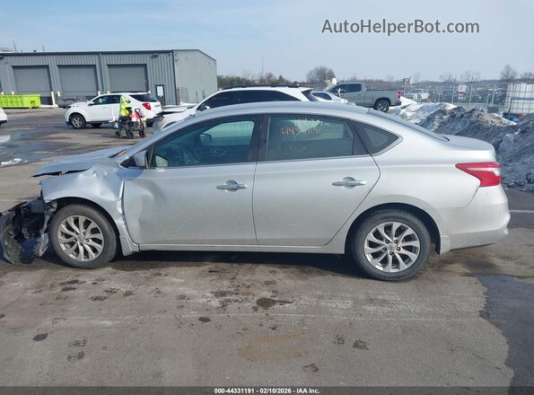 3N1AB7AP9KY262288 2019 NISSAN SENTRA Silver სალონის 360-გრადუსიანი ხედი
