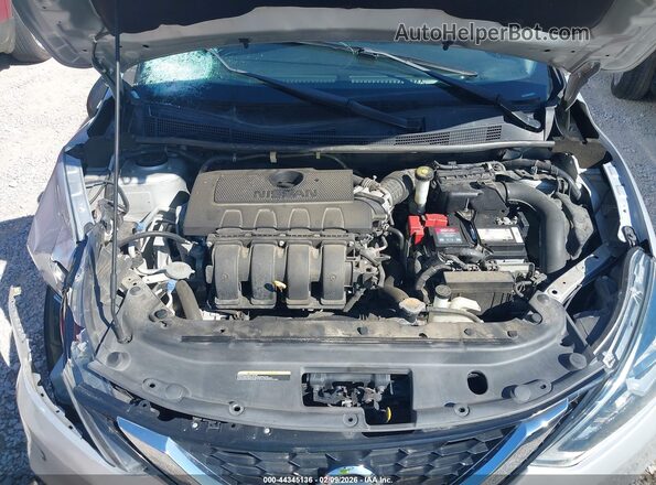 3N1AB7AP9KY335207 2019 NISSAN SENTRA Silver Widok z tyłu
