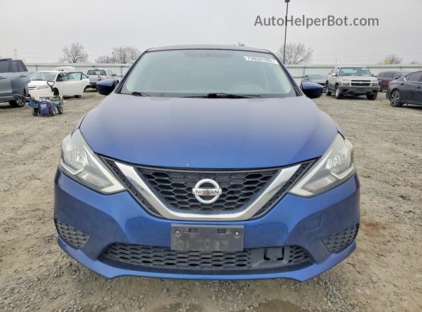 3N1AB7AP9KY394905 2019 NISSAN SENTRA Синий 
