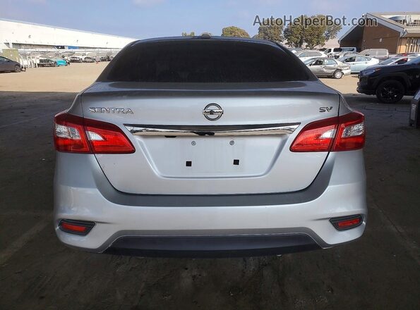 3N1AB7AP9KY437610 2019 NISSAN SENTRA Серебряный 