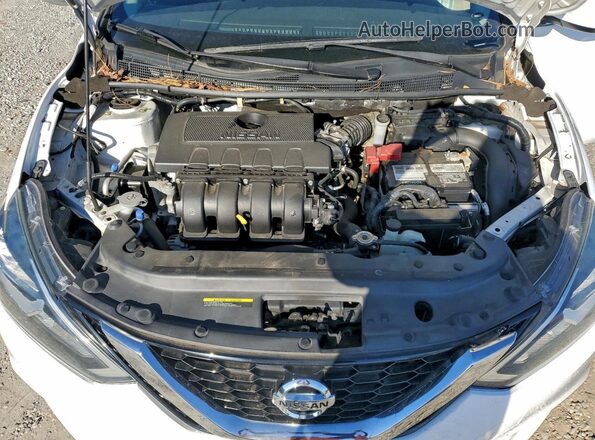 3N1AB7APXGY240811 2016 NISSAN SENTRA White Vista interior trasera