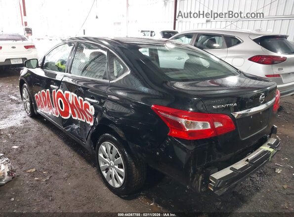 3N1AB7APXHY263264 2017 NISSAN SENTRA Черный Задняя левая четверть